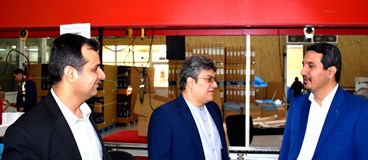 بازدید مدیرکل روابط عمومی استانداری خراسان رضوی از خطوط تولید شرکت شهاب